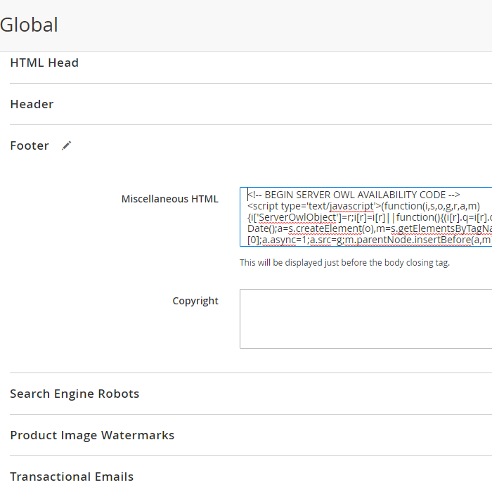 Miscellaneous HTML field in Magento 2
